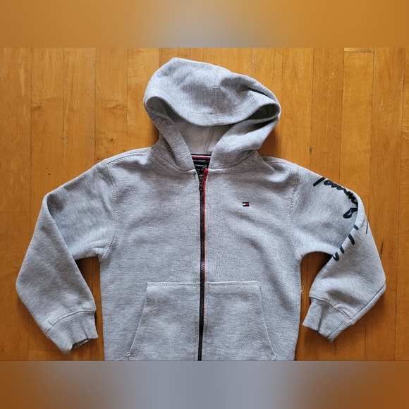 TOMMY HILFIGER HOODIE SWEATSHIRT Youth Boy's Size Small (6-7) - Picture 4 of 11